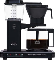 Moccamaster KBG Select, cafetera, cafetera retro, café de filtro, color blanco hueso, 1,25 L