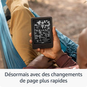 Amazon Kindle (nueva generación) - El más ligero y compacto, con pantalla sin reflejos, paso de página más rápido e iluminación frontal ajustable - 16 GB - Con publicidad - Negro