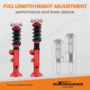 Kit de amortiguadores coilover maXpeedingrods para suspensión de BMW E36 318i 323i 325i 328i