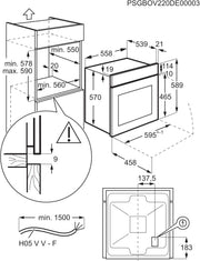 Horno empotrable AEG – Serie 5 Aire caliente circular: resultados de cocción uniformes en 3 niveles – Autolimpieza por pirólisis – 25 programas automáticos – Pantalla táctil LED – Calentamiento rápido – Negro – BPE53516AB