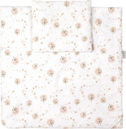 Cuna ovalada evolutiva Waldin, set completo 7 en 1, cuna de barrotes, cama infantil con colchón, cambiador, cuna colecho, madera blanca