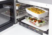 CASO MCG30 Ceramic Chef Ganador del test Haus & Garten, microondas 3 en 1 con grill + convección 2100W 30L, base de vidrio de borosilicato, función de horno hasta 200°C