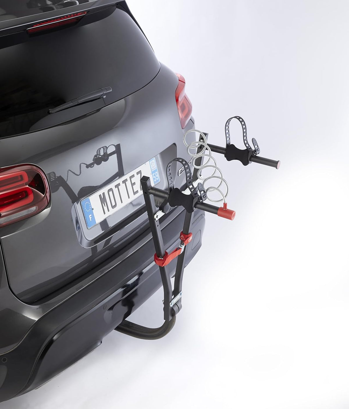 Portabicicletas de enganche para bicicletas eléctricas Mottez, acero