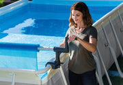 Enrollador de Cobertor Solar Intex, para Piscinas Elevadas Intex de 2,5 m - 4,6 m de ancho