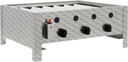 Asador de gas de acero inoxidable de 3 quemadores GB-K1103B, parrilla de gas de mesa, 10000W, 64x52x27 cm, para exteriores