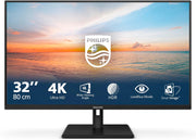 Philips 32E1N1800LA - Monitor Ultra HD de 32 pulgadas, Adaptive Sync, HDR10, altavoces (3840x2160, 60 Hz, DisplayPort, HDMI) negro
