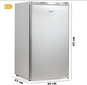 PRIMO PR122FR Frigorífico de sobremesa - 88L - E - Plata