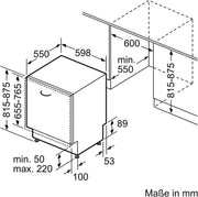 Lavavajillas integrable BOSCH, SMH4HVX31E [Clase energética E]