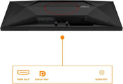 AOC Gaming Q27G42XE - Monitor Quad HD de 27 pulgadas, 180 Hz, 1 ms, FreeSync Prem., compatible con G-Sync, HDR10 (2560x1440, 2X HDMI 2.0, 1x DisplayPort 1.4) Negro