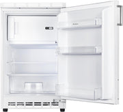 Frigorífico integrable bajo encimera Amica, panelable para nicho de 81,5 cm, control electrónico, compresor inverter, iluminación LED, alarma de puerta abierta, 82 litros