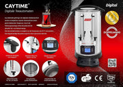 Máquina de té D20 - Tetera digital, aislada con doble pared - Samovar, Semaver 20 litros