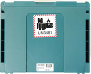 Set de martillo perforador inalámbrico Makita DHR243RT3J, 18V, 5.0Ah, con 3 baterías y cargador en maletín de transporte MAKPAC