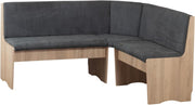 Conjunto de banco esquinero genérico Hamburg VEDUTI (roble Sonoma)