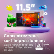 Lenovo Tab Plus - Tablette Tactile 11.5 2K Full HD Dolby Atmos JBL (Mediatek G99, 8 Go de RAM, 128 Go eMMC, Android 14, WiFi+Bluetooth) - Luna Grey