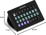 Controlador de streaming Stream Deck XL 10GAT9901 con 32 teclas macro LCD USB-C para OBS, Twitch, YouTube, Mac y PC