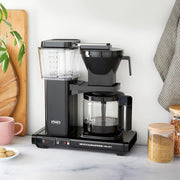 Moccamaster KBG Select, cafetera, cafetera retro, café de filtro, color blanco hueso, 1,25 L