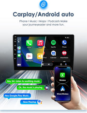 Autorradio Ossuret para Citroën C2/C3 2002-2006, pantalla táctil Android 13 de 9 pulgadas, 2+64 GB, navegación GPS con Carplay, Android Auto, WiFi, Bluetooth y USB