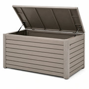 Caja de almacenamiento de plástico 120x60x63cm gris