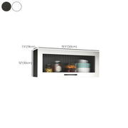 Alacenas de pared para cocina, de madera blanca