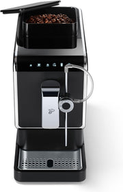 Cafetera automática Tchibo Esperto Pro con función One Touch para Caffè Crema, espresso y especialidades de café con leche, antracita