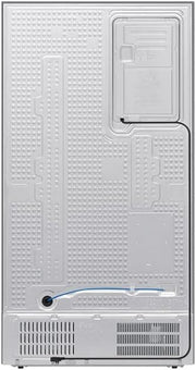 Samsung RS70F64KETEF, frigorífico americano de 640 l, Side-by-Side, acero inoxidable Platinum, dispensador de agua y hielo, Wi-Fi + sistema No Frost