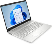 HP 15s-eq2002sf Ordenador portátil 15,6" FHD (AMD Ryzen 5 5500U, RAM 8 GB, SSD 256 GB, AMD Radeon Graphics, Windows 11), portátil plateado, teclado AZERTY