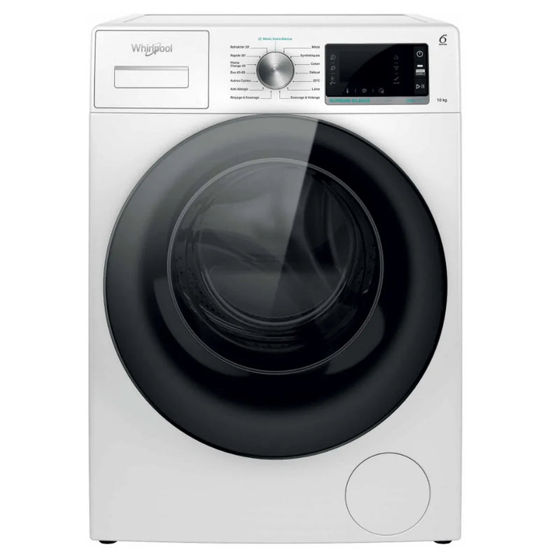 Lavadora de carga frontal 10 kg 1400 rpm blanco - W6W045WBFR - WHIRLPOOL