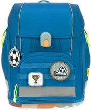 LÄSSIG Set de mochila escolar de 7 piezas para niños/School Set Boxy Unique Negro