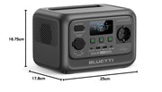BLUETTI Elite 30 V2 Estación de energía portátil 288Wh LFP 6x Salida de CA 1500W 100% en 70min Generador solar Camping Energía de emergencia