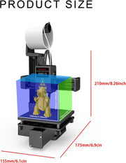 Impresora 3D de nivel básico con software de corte automático para entusiastas del comercio electrónico, la educación en el hogar y la impresión.