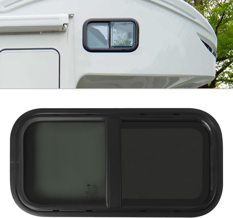 Ventana corredera para autocaravana, ventana lateral de caravana, ventana lateral, ventana abatible, ventana abatible, ventana abatible, ventana de caravana, ventana de empuje 60 x 30 cm