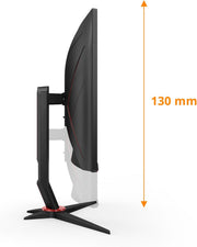 AOC Gaming C27G4ZXE - Monitor curvo FHD de 27 pulgadas, 280 Hz, 1ms, HDR10, FreeSync Premium (1920x1080, HDMI, DisplayPort) Negro/Gris