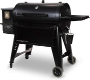 Barbacoa de pellets Pit Boss Navigator 1150, negro, de acero, 162 x 94 x 119 cm, con pantalla digital