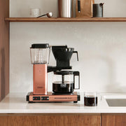 Moccamaster KBG Select, cafetera, cafetera retro, café de filtro, color blanco hueso, 1,25 L