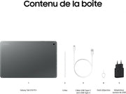 Samsung Galaxy Tab S10 FE+, Tablette Android WIFI 13,1" 128 Go, S Pen inclus, Certification IP68, Gris Anthracite, Chargeur secteur rapide 25 W inclus, Version FR