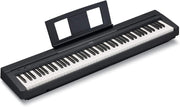 Piano digital Yamaha P-45 con 88 teclas – Compacto y transportable – Ideal para principiantes – Negro
