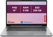 Lenovo IdeaPad 1 14ALC7 - Portátil 14'' FHD (AMD Ryzen 5 5500U, RAM 8GB, SSD 256GB, AMD Radeon Graphics, Windows 11 Home) Teclado AZERTY Francés - Gris