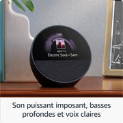 Amazon Echo Spot (nueva generación) | Despertador inteligente con sonido de calidad y Alexa | Blanco