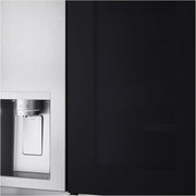 Frigorífico Side by Side LG GSGV81PYLL, Clase E, 635 L, Instaview, frigorífico con congelador, dispensador de hielo, hielo picado y agua, Total NoFrost, compresor Smart Inverter, Wi-Fi