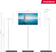 THOMSON Go TV 32 pulgadas (81 cm), televisor Android portátil – HD Ready (1366x768), control por voz, Netflix, Disney, Google, Bluetooth 5.1, Wi-Fi, función hotspot, autonomía de hasta 4 horas