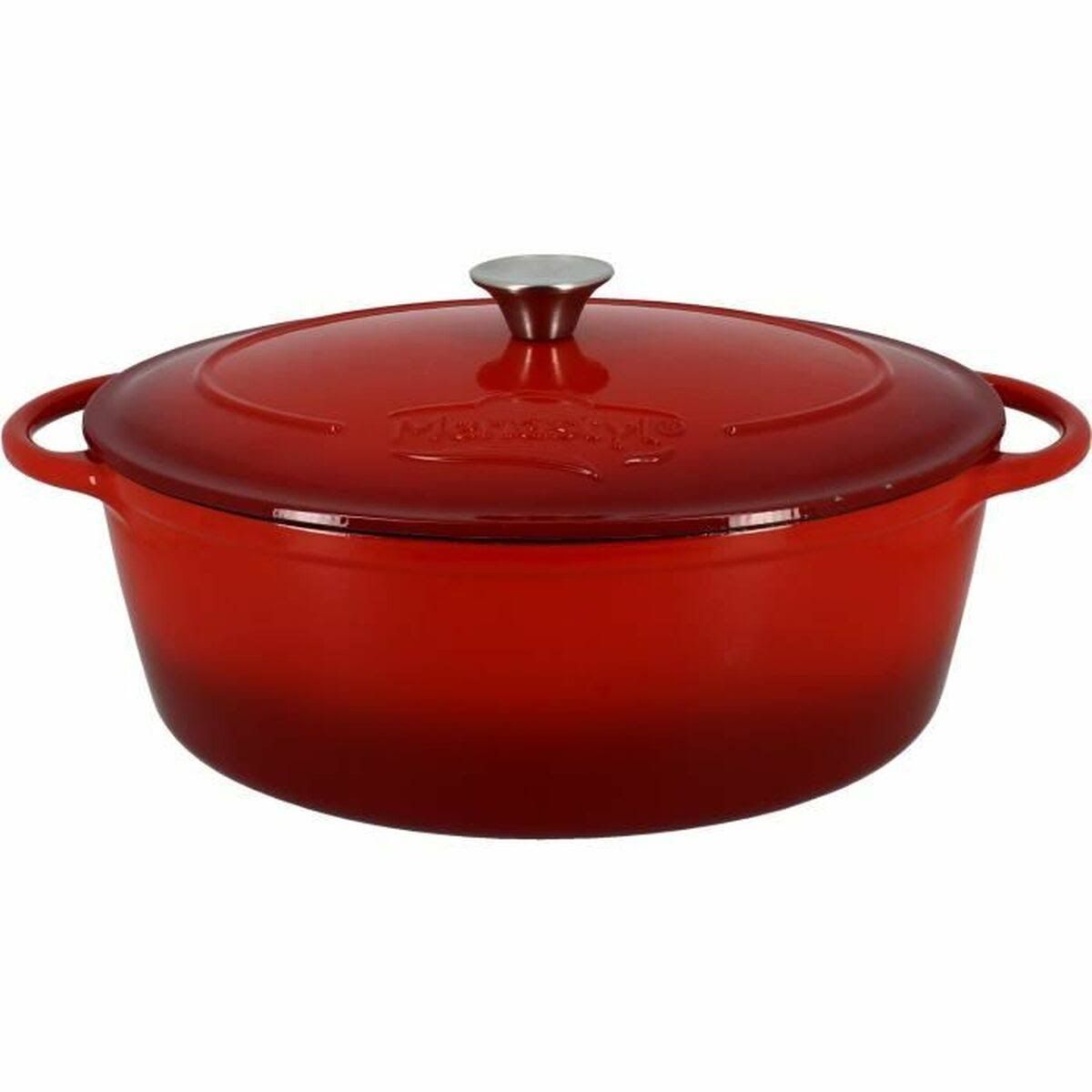 Menastyl Cocotte Ovalada 9L de Hierro Fundido Esmaltado