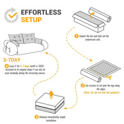 Sofá cama plegable multifuncional de 78.7