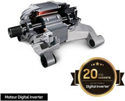 Lavadora de carga frontal 9kg 1400 rpm Negra - WW90CGC04DAB