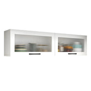 Alacenas de pared para cocina, de madera blanca