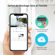 EZVIZ CP4 Mirilla Digital con Cámara 1080P, Videoportero Inteligente, Pantalla Táctil de 4.3'', Batería de 4600mAh, Detección Humana, Audio Bidireccional, Visión Nocturna de 5m