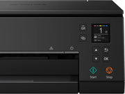 Impresora multifunción de inyección de tinta a color Canon PIXMA TS6350a DIN A4 (impresora fotográfica, escáner, copiadora, OLED, 4.800x1.200 ppp, USB, WLAN, 5 tintas independientes, impresión a doble cara, 2 bandejas de papel), negro