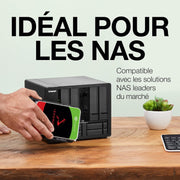 Seagate IronWolf 12 TB, disco duro interno para NAS, CMR 3.5 pulgadas, SATA 6 Gb/s 7200 RPM, 256 MB de caché, para NAS RAID, embalaje abre fácil, servicios Rescue (ST12000VNZ008)