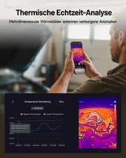 Cámara termográfica TC002C Duo 512 x 384 25 Hz 40 mK USB-C para Android iOS con cámara infrarroja