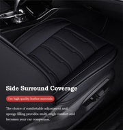 VERED Juego de fundas de asiento para coche para MG ZS MG4 MG5 ZS EV 2022 2023 2024 2025, 5 plazas, piel sintética, protector impermeable para asientos delanteros y traseros, accesorio, B-Negro