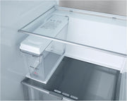 Frigorífico Side by Side LG GSGV81PYLL, Clase E, 635 L, Instaview, frigorífico con congelador, dispensador de hielo, hielo picado y agua, Total NoFrost, compresor Smart Inverter, Wi-Fi
